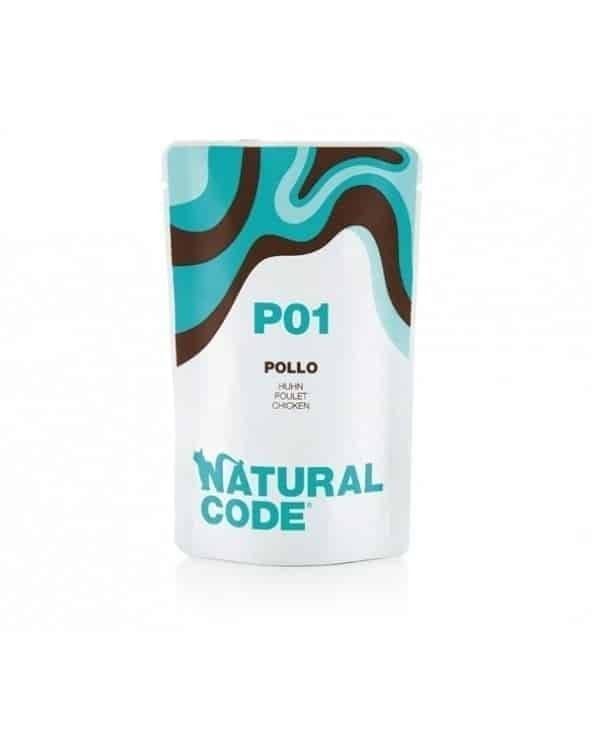 ناتشورال كود p01 طعام رطب للقطط بالدجاج 70 جرام