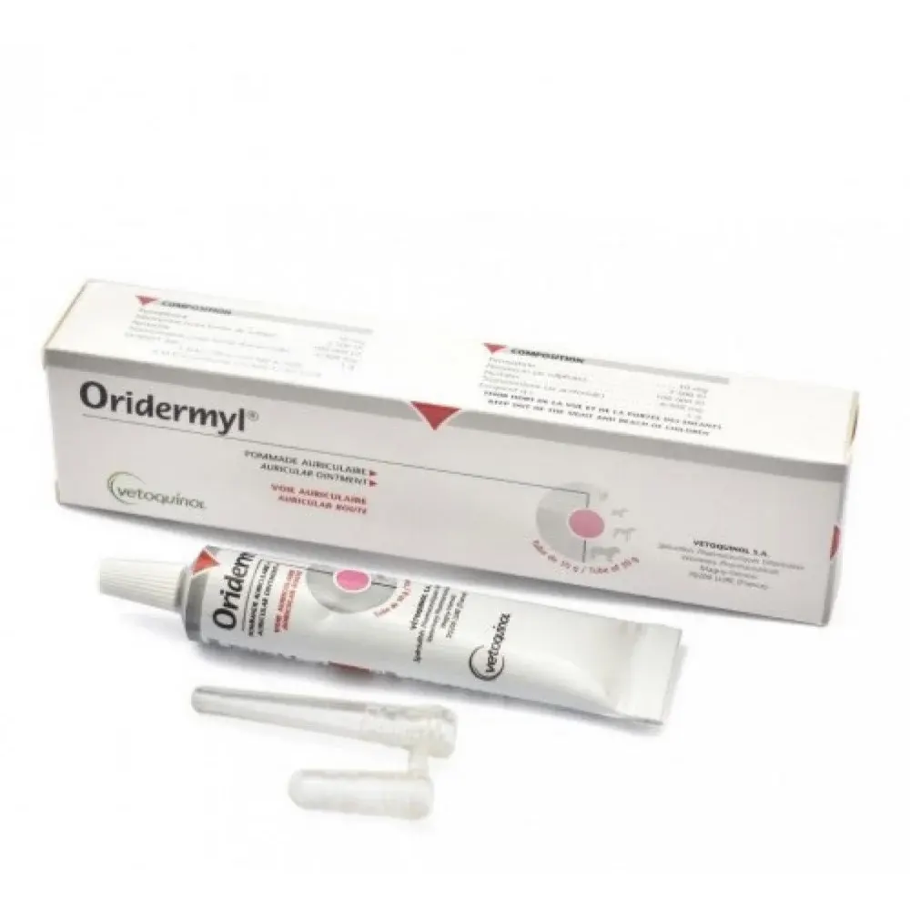 oridermyl اوريدرميل لعلاج عث الأذن للقطط 10 جرام