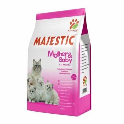 majestic طعام جاف للقطط للأم المرضعة والصغار