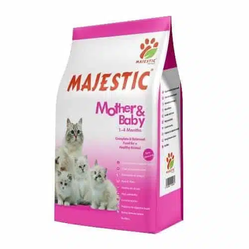 majestic طعام جاف للقطط للأم المرضعة والصغار